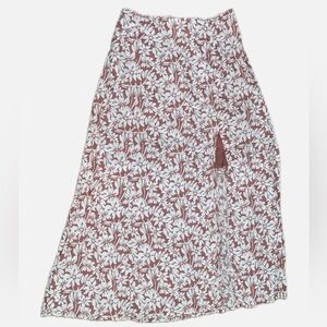 Abercrombie & Fitch Floral Midi Skirt